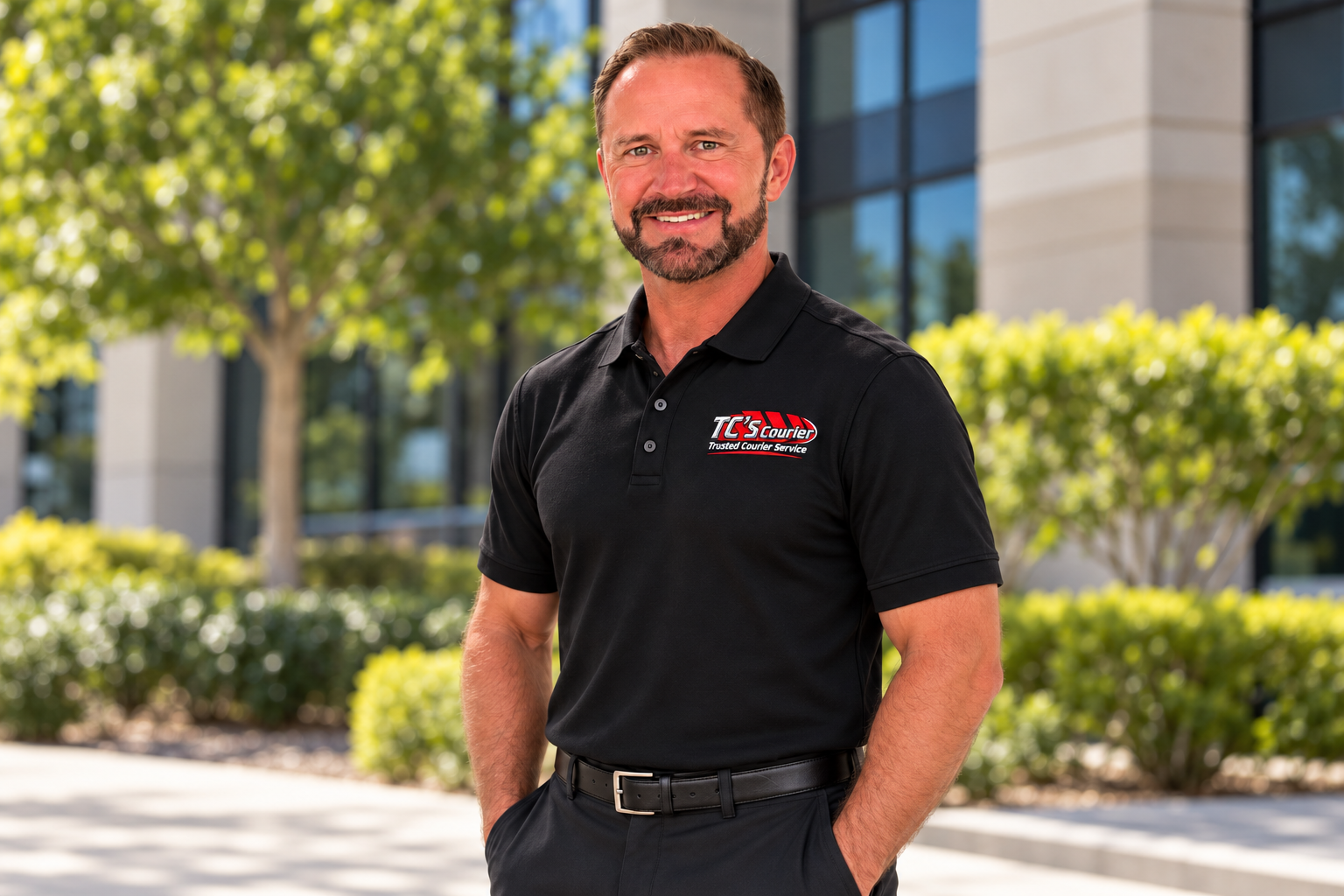 Tim Crowder, owner of TC’s Courier